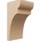 Ekena Millwork 10"W x 10"D x 20"H Wide Yorktown Rough Cedar Woodgrain TimberThane Corbel, Primed Tan CORUR10X10X20YORRCPR - alternate 1